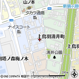 京都府京都市南区上鳥羽金仏町55周辺の地図