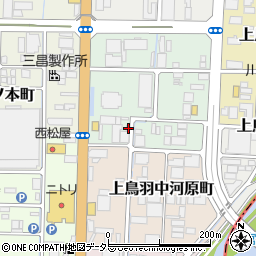 京都府京都市南区上鳥羽石橋町250周辺の地図