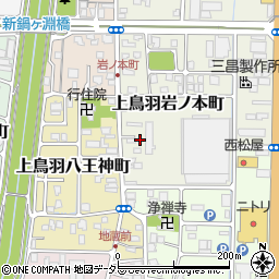 京都府京都市南区上鳥羽岩ノ本町354周辺の地図