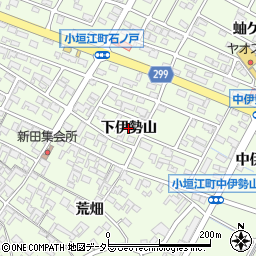 愛知県刈谷市小垣江町（下伊勢山）周辺の地図