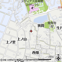 愛知県知多郡東浦町生路狭間43周辺の地図