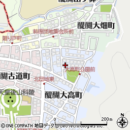 京都府京都市伏見区醍醐大高町9-11周辺の地図