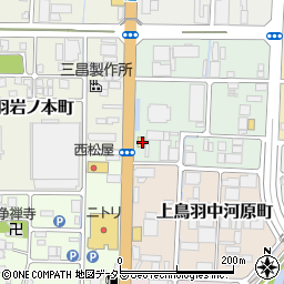 京都府京都市南区上鳥羽石橋町256周辺の地図