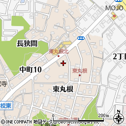 愛知県岡崎市中町東丸根249周辺の地図