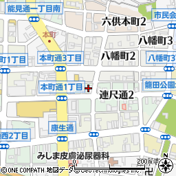 大賀屋呉服店周辺の地図