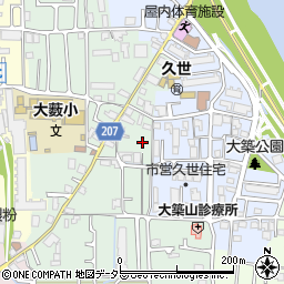 京都府京都市南区久世大藪町125周辺の地図