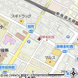 岡崎信用金庫安城支店周辺の地図