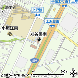 愛知県刈谷市小垣江町西高根203周辺の地図