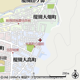 京都府京都市伏見区醍醐大高町19周辺の地図