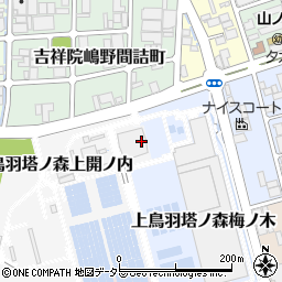 京都市役所　上下水道局水質管理センター・下水周辺の地図