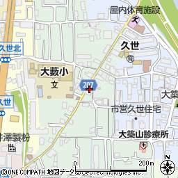 京都府京都市南区久世大藪町112周辺の地図