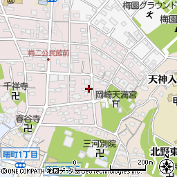 〒444-0031 愛知県岡崎市梅園町の地図