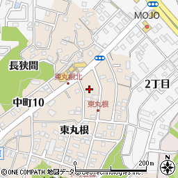 愛知県岡崎市中町東丸根236周辺の地図