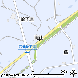 愛知県知多郡東浦町石浜岡辻周辺の地図