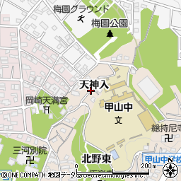 中町天神入18-2 アキッパ駐車場周辺の地図