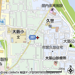 京都府京都市南区久世大藪町121周辺の地図