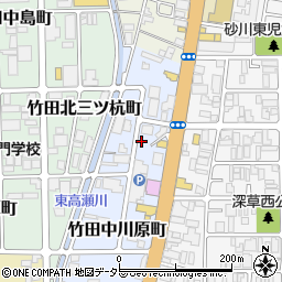 京都府京都市伏見区竹田中川原町362周辺の地図