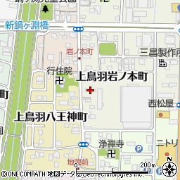 京都府京都市南区上鳥羽岩ノ本町361周辺の地図