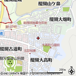 京都府京都市伏見区醍醐大高町7-4周辺の地図