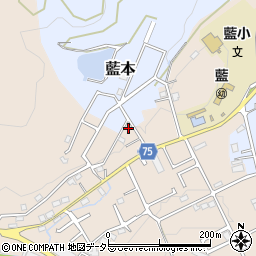 兵庫県三田市西相野北周辺の地図