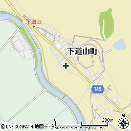 兵庫県加西市下道山町232周辺の地図