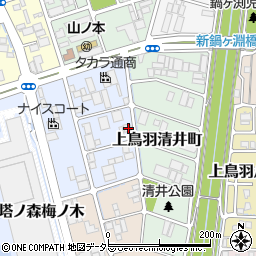 京都府京都市南区上鳥羽金仏町45周辺の地図
