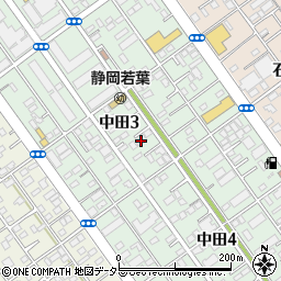 セジュール中田周辺の地図