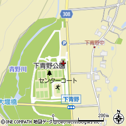 兵庫県三田市下青野376周辺の地図