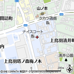 京都府京都市南区上鳥羽金仏町6周辺の地図