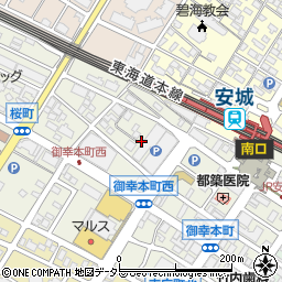 愛知県安城市御幸本町5周辺の地図