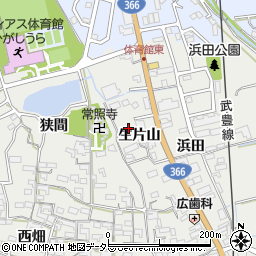 愛知県知多郡東浦町生路生片山周辺の地図