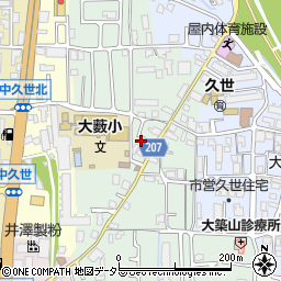 京都府京都市南区久世大藪町80周辺の地図