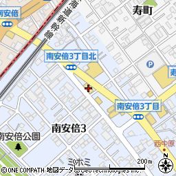 静岡三菱静岡南店周辺の地図