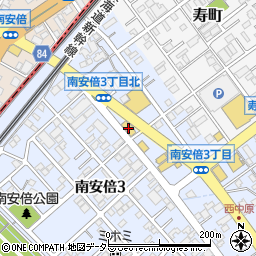 静岡三菱静岡南店周辺の地図