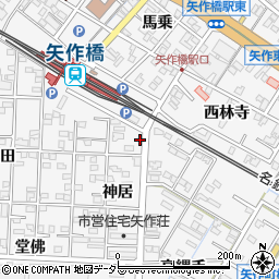 愛知県岡崎市矢作町西林寺129周辺の地図