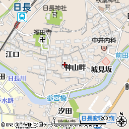 愛知県知多市日長神山畔67周辺の地図