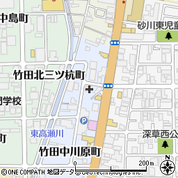 京都府京都市伏見区竹田中川原町356周辺の地図