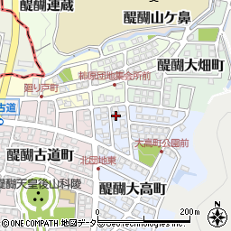京都府京都市伏見区醍醐大高町7-13周辺の地図