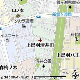 京都府京都市南区上鳥羽清井町245周辺の地図
