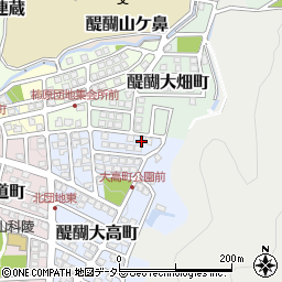 京都府京都市伏見区醍醐大高町8-6周辺の地図