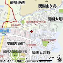 京都府京都市伏見区醍醐大高町6-1周辺の地図