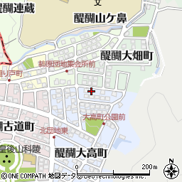 京都府京都市伏見区醍醐大高町8-3周辺の地図