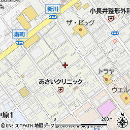 静岡県静岡市駿河区津島町周辺の地図