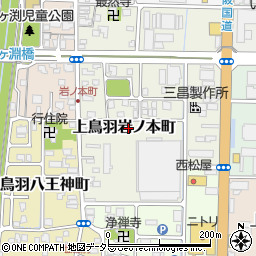 京都府京都市南区上鳥羽岩ノ本町327周辺の地図