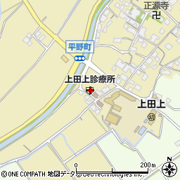 上田上診療所周辺の地図