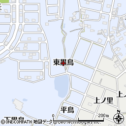 愛知県東浦町（知多郡）石浜（東黒鳥）周辺の地図