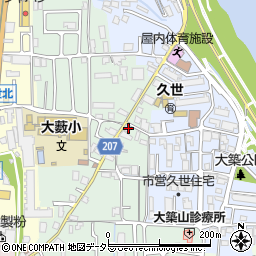 京都府京都市南区久世大藪町115周辺の地図