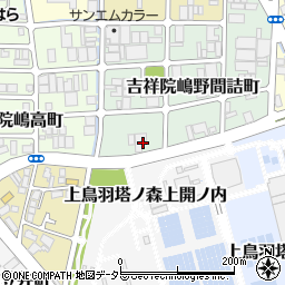 京都府京都市南区吉祥院嶋野間詰町52周辺の地図