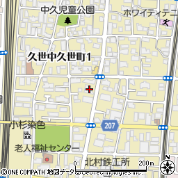 グランビア京都周辺の地図