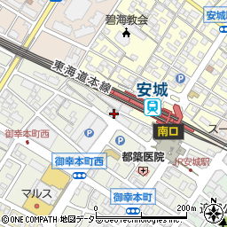 愛知県安城市御幸本町267周辺の地図